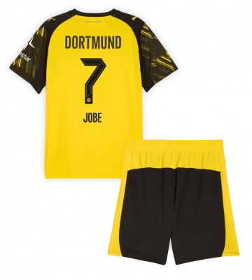 Borussia Dortmund Jobe Bellingham #7 Hemmakläder Barn 2025-26 Kortärmad (+ Korta byxor)